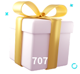 Receba seus bônus de boas-vindas no 707